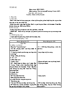 Giáo án Lớp 3 - Tuần 12 (Buổi sáng) - Năm học 2015-2016 - Cô Thu