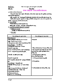 Giáo án Lớp 4 - Tuần 11 - Năm học 2012-2013