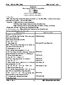 Giáo án Lớp 4 - Tuần 11 - Năm học 2016-2017 - Nguyễn Thị Minh Thúy