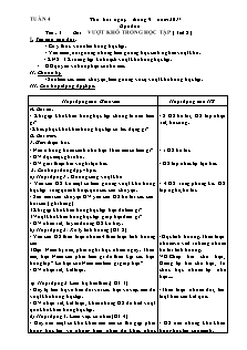 Giáo án Lớp 4 - Tuần 4 (Chuẩn kiến thức kĩ năng phân hóa) - Năm học 2016-2017