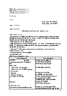 Giáo án tổng hợp Lớp 4 - Tuần 6 - Năm học 2016-2017