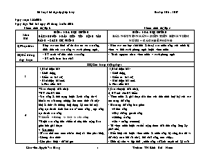 Kế hoạch bài dạy Lớp ghép 3+4 - Tuần 1 - Năm học 2016-2017 - Nguyễn Văn Khang