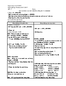 Giáo án các môn Lớp 3 - Tuần 28 - Năm học 2016-2017