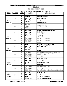 Giáo án Lớp 1 - Tuần 8 - Năm học 2013-2014 - Trần Thị Thúy Hằng