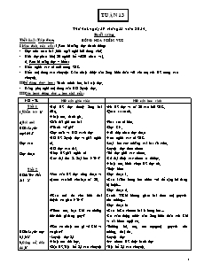 Giáo án Lớp 2 - Tuần 13 - Năm học 2014-2015 - Trường Tiểu học Quảng Trung