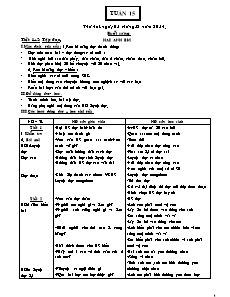 Giáo án Lớp 2 - Tuần 15 - Năm học 2014-2015 - Trường Tiểu học Quảng Trung