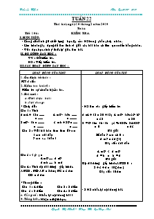 Giáo án Lớp 2 - Tuần 22 - Năm học 2013-2014 - Nguyễn Thị Nhinh