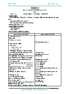 Giáo án Lớp 2 - Tuần 23 - Năm học 2013-2014 - Nguyễn Thị Nhinh