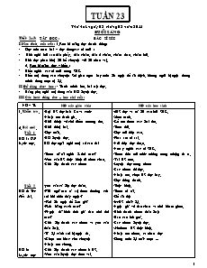 Giáo án Lớp 2 - Tuần 23 - Năm học 2014-2015 - Trường Tiểu học Quảng Trung