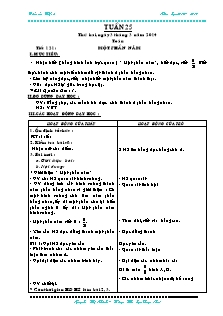 Giáo án Lớp 2 - Tuần 25 - Năm học 2013-2014 - Nguyễn Thị Nhinh