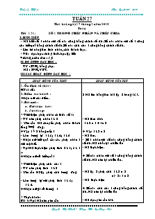 Giáo án Lớp 2 - Tuần 27 - Năm học 2013-2014 - Nguyễn Thị Nhinh