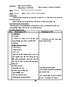 Giáo án Lớp 2 - Tuần 31 - Năm học 2015-2016 - Cô Xuyên