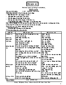 Giáo án Lớp 2 - Tuần 32 - Năm học 2014-2015 - Trường Tiểu học Quảng Trung