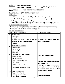 Giáo án Lớp 2 - Tuần 33 - Năm học 2015-2016 - Cô Xuyên