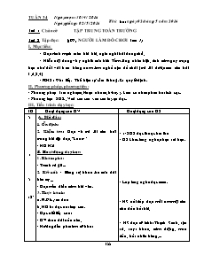 Giáo án Lớp 2 - Tuần 34 - Năm học 2015-2016 - Cô Xuyên