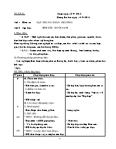 Giáo án Lớp 2 - Tuần 4 - Năm học 2015-2016 - Cô Xuyên