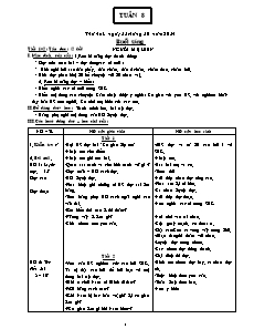 Giáo án Lớp 2 - Tuần 8 - Năm học 2014-2015 - Trường Tiểu học Quảng Trung