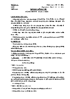 Giáo án Lớp 3 - Tuần 12 - Năm học 2014-2015 - Cô Thùy