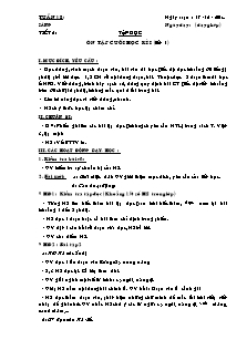 Giáo án Lớp 3 - Tuần 18 - Năm học 2014-2015 - Cô Thùy