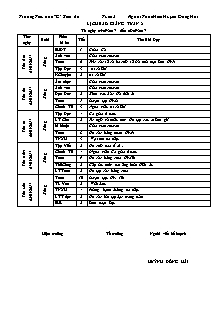 Giáo án Lớp 3 - Tuần 2 - Năm học 2017-2018 - Huỳnh Đông Hải