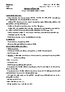 Giáo án Lớp 3 - Tuần 20 - Năm học 2014-2015 - Cô Thùy