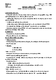 Giáo án Lớp 3 - Tuần 32 - Năm học 2014-2015 - Cô Thùy