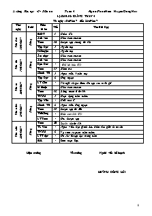 Giáo án Lớp 3 - Tuần 4 - Năm học 2017-2018 - Huỳnh Đông Hải