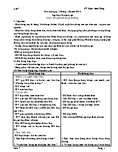 Giáo án Lớp 3 - Tuần 7 - Năm học 2015-2016 - Phạm Minh Hùng