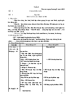 Giáo án Lớp 5 - Tuần 1 đến 10 - Năm học 2014-2015