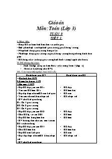 Giáo án Buổi chiều Lớp 3 - Tuần 9 đến 18