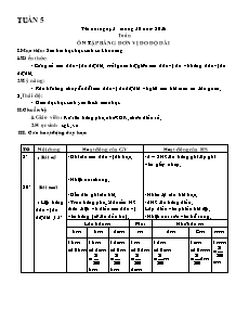 Giáo án buổi chiều Lớp 5 - Tuần 5 - Năm học 2016-2017