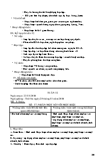 Giáo án Lớp 4 - Tuần 12 - Năm học 2014-2015