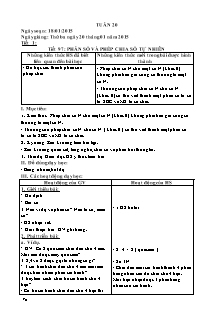 Giáo án Lớp 4 - Tuần 20 - Năm học 2014-2015