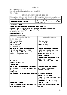 Giáo án Lớp 4 - Tuần 30 - Năm học 2014-2015