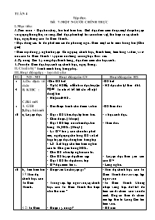 Giáo án Lớp 4 - Tuần 4 - Lê Hương