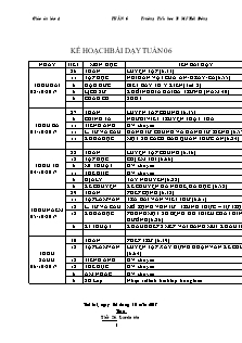 Giáo án Lớp 4 - Tuần 6 - Năm học 2017-2018 - Trường Tiểu học B Mỹ Hội Đông