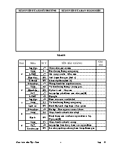 Giáo án Lớp 4 - Tuần 9 + 10 - Năm học 2017-2018 - Mai Việt Toàn