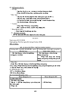 Giáo án Lớp 4 - Tuần 9 - Năm học 2014-2015