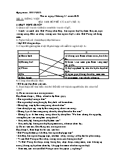 Giáo án Lớp 4 (VNEN) - Tuần 14 (Thứ tư) - Năm học 2016-2017