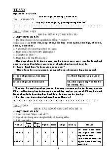 Giáo án Lớp 4 (VNEN) - Tuần 2 + 3 - Năm học 2016-2017