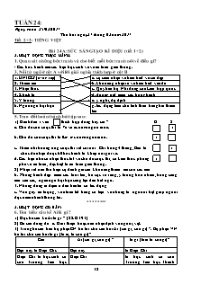 Giáo án Lớp 4 (VNEN) - Tuần 24 (Buổi sáng) - Năm học 2016-2017