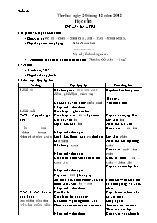 Giáo án tổng hợp Lớp 1 - Tuần 16 - Năm học 2012-2013 - Hoàng Thị Tô Giang