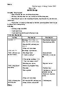 Giáo án tổng hợp Lớp 1 - Tuần 22 - Năm học 2012-2013 - Hoàng Thị Tô Giang