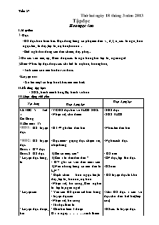 Giáo án tổng hợp Lớp 1 - Tuần 27 - Năm học 2012-2013 - Hoàng Thị Tô Giang