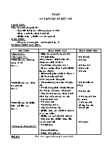 Giáo án tổng hợp Lớp 2 - Tuần 1 - Năm học 2012-2013 - Nguyễn Thị Thanh Hà