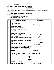 Giáo án tổng hợp Lớp 4 - Tuần 13 - Năm học 2016-2017 - Trần Đức Huân