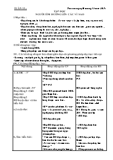 Giáo án tổng hợp Lớp 4 - Tuần 13 - Năm học 2017-2018 - Lã Thị Nguyên