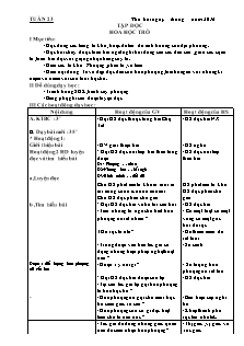 Giáo án tổng hợp Lớp 4 - Tuần 23 - Năm học 2017-2018 - Lã Thị Nguyên