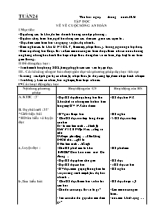 Giáo án tổng hợp Lớp 4 - Tuần 24 - Năm học 2017-2018 - Lã Thị Nguyên