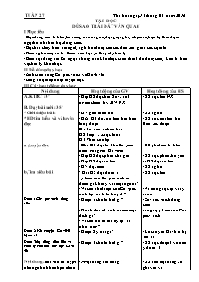 Giáo án tổng hợp Lớp 4 - Tuần 27 - Năm học 2017-2018 - Lã Thị Nguyên